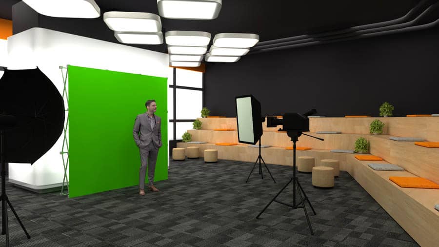 Montaje de set en domicilio Virtual Events